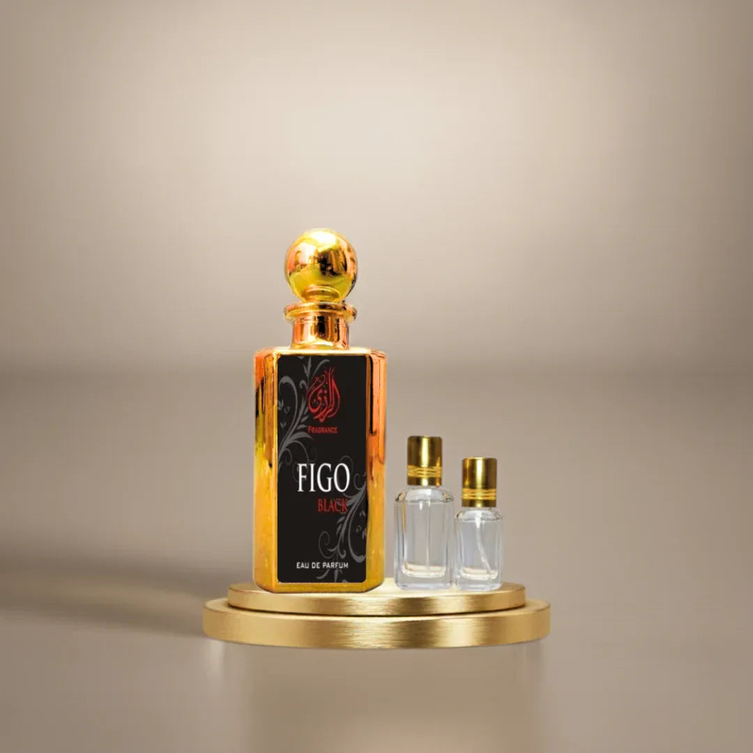 Figo Black Attar for Men – Woody Aromatic Arabic Attar - Al-Razi