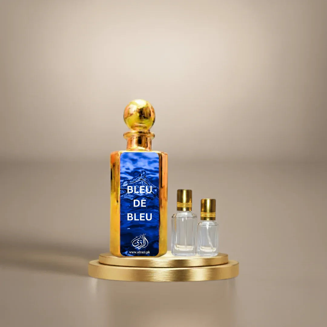 Bleu de Bleu Attar for Men – Fresh Woody Citrus Arabic Attar - Al-Razi