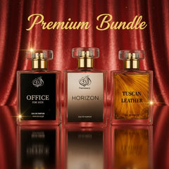 Premium Bundle 4 – Office men, Horizon & Tuscan Leather Perfume Set - Al-Razi