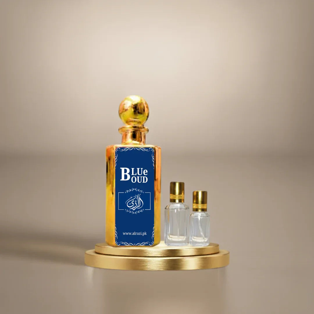 Blue Oud Attar for Men – Woody Oriental Arabic Attar - Al-Razi