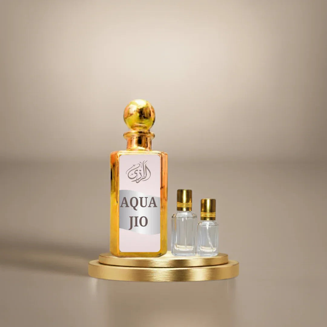 Aqua Jio Attar for Men – Fresh Aquatic Citrus Arabic Attar - Al-Razi