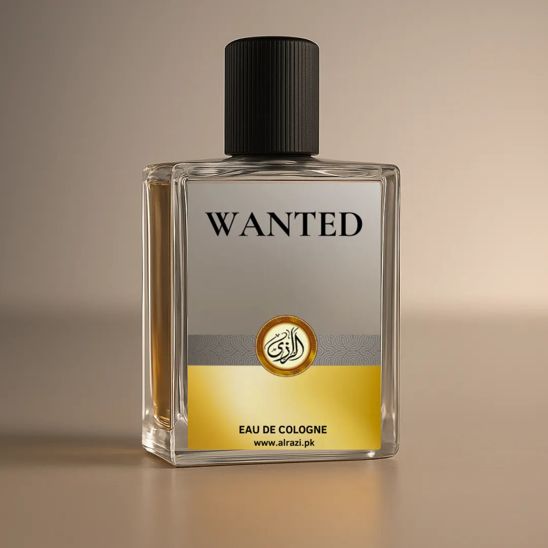 Wanted Cologne for Men light spicy woody fragrance by Alrazi