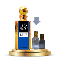Blue Attar for Men – Fresh Aquatic Woody Arabic Attar - Al-Razi