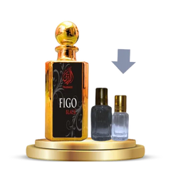 Figo Black Attar for Men – Woody Aromatic Arabic Attar - Al-Razi
