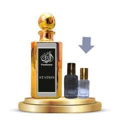 Station Attar for Men – Fresh Aquatic Aromatic Arabic Attar - Al-Razi