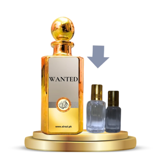 Alrazi Wanted Arabic Attar for Men long lasting masculine scent