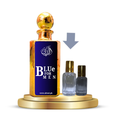 Blue Men Attar for Men – Fresh Aquatic Citrus Arabic Attar - Al-Razi