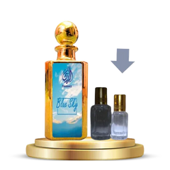 Blue Sky Attar for Men – Fresh Aquatic Citrus Arabic Attar - Al-Razi