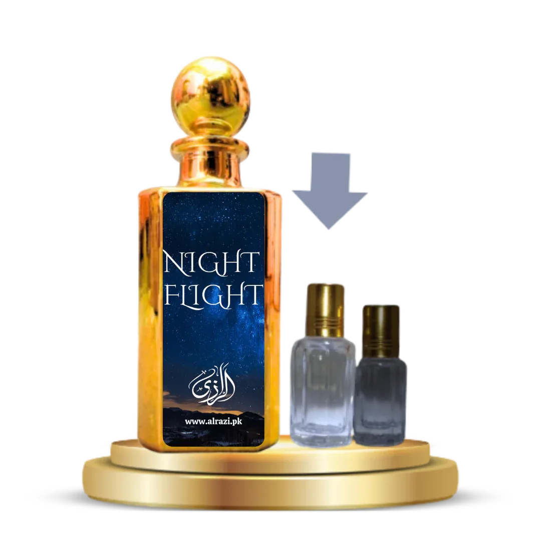 Night Flight Attar for Men – Fresh Green Aromatic Arabic Attar - Al-Razi