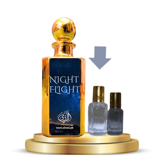 Night Flight Attar for Men – Fresh Green Aromatic Arabic Attar - Al-Razi