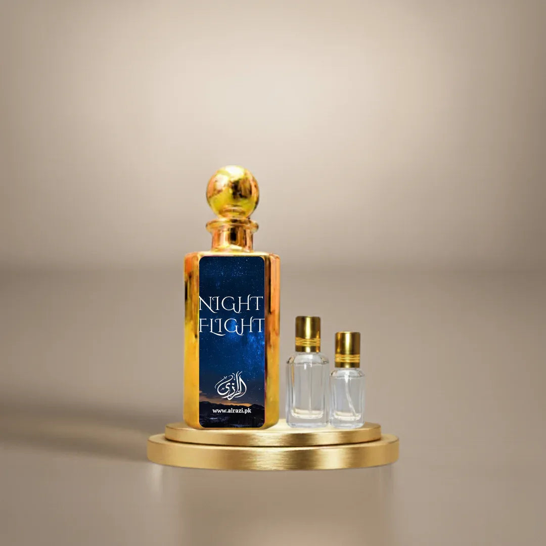 Night Flight Attar for Men – Fresh Green Aromatic Arabic Attar - Al-Razi