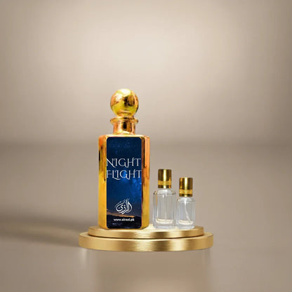 Night Flight Attar for Men – Fresh Green Aromatic Arabic Attar - Al-Razi