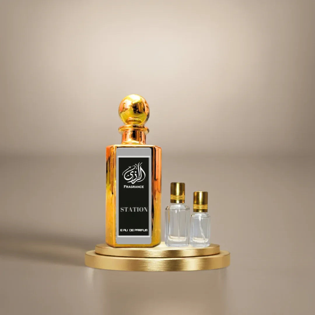 Station Attar for Men – Fresh Aquatic Aromatic Arabic Attar - Al-Razi