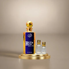 Blue Men Attar for Men – Fresh Aquatic Citrus Arabic Attar - Al-Razi