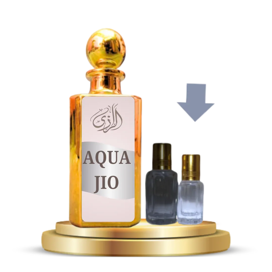 Aqua Jio Attar for Men – Fresh Aquatic Citrus Arabic Attar - Al-Razi