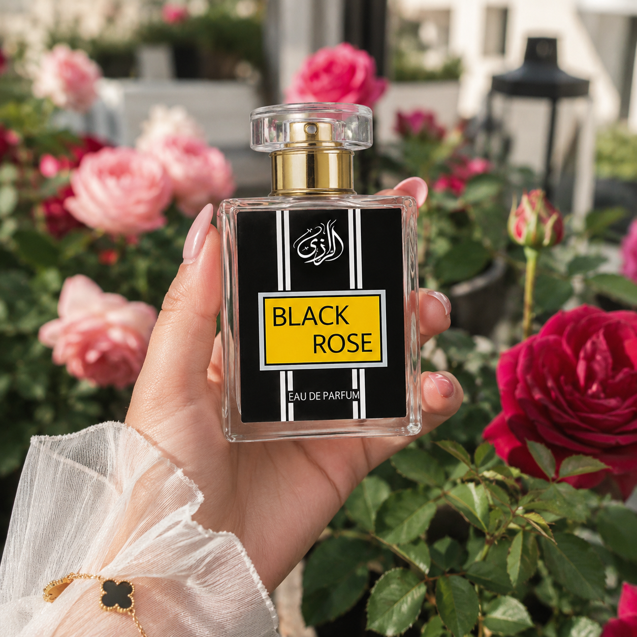 Blackrose Perfume for Women floral rose fragrance with jasmine musk and amber in Pakistan