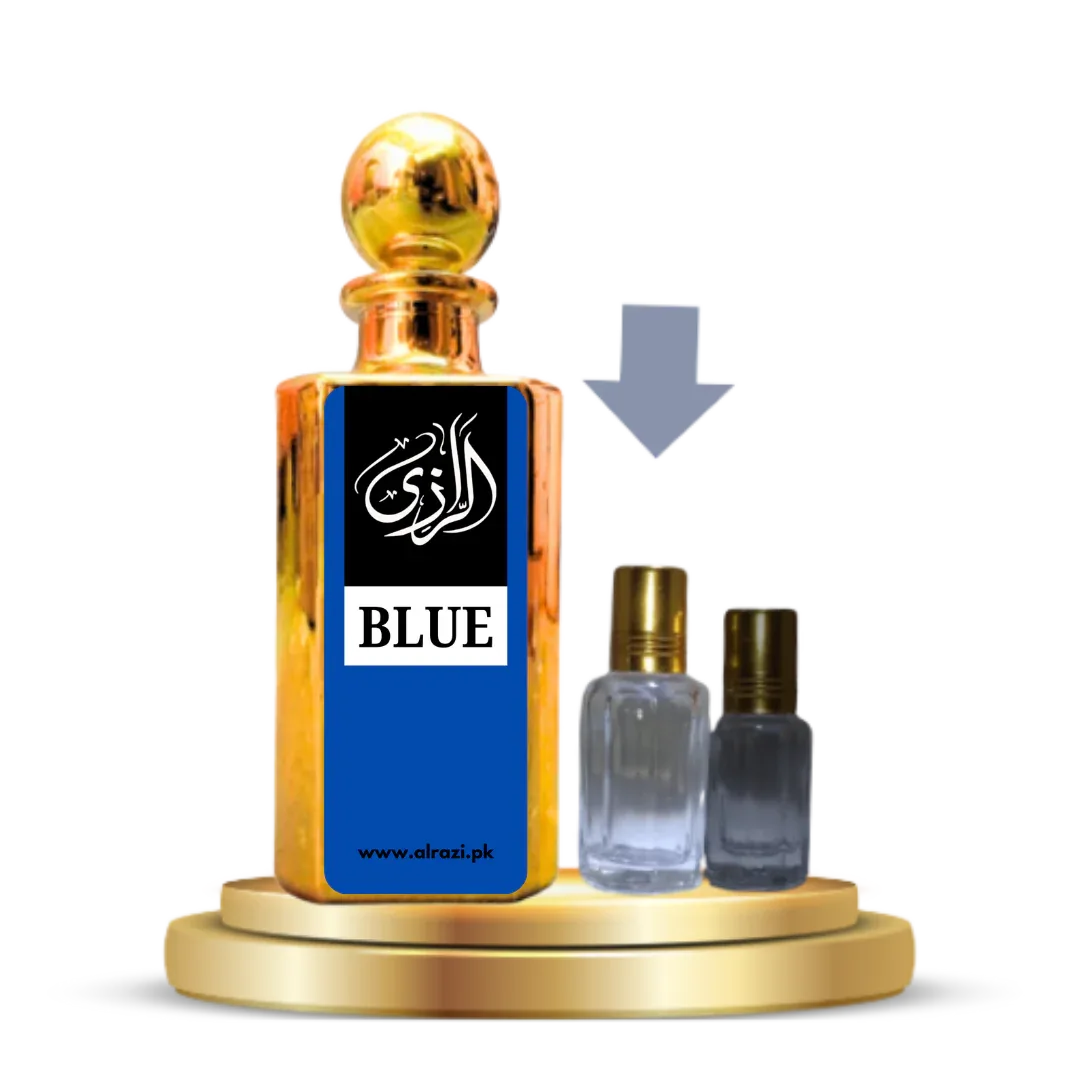 Blue Attar for Men – Fresh Aquatic Woody Arabic Attar - Al-Razi