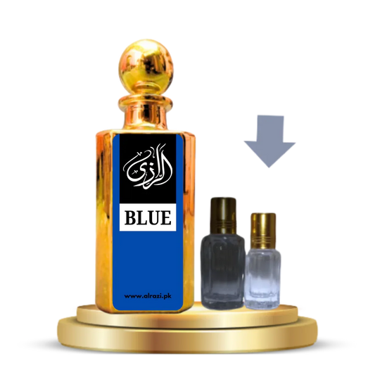 Blue Attar for Men – Fresh Aquatic Woody Arabic Attar - Al-Razi
