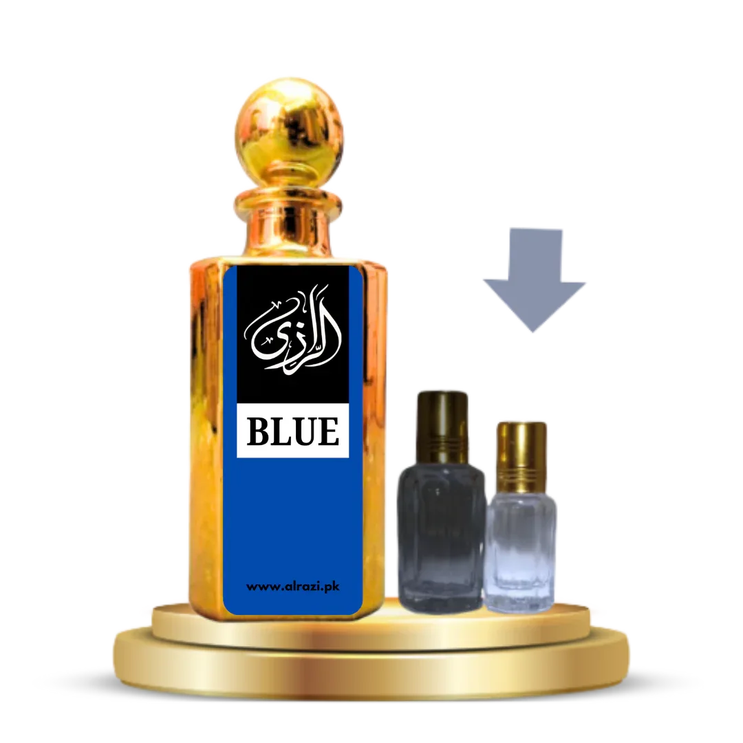 Blue Attar for Men – Fresh Aquatic Woody Arabic Attar - Al-Razi