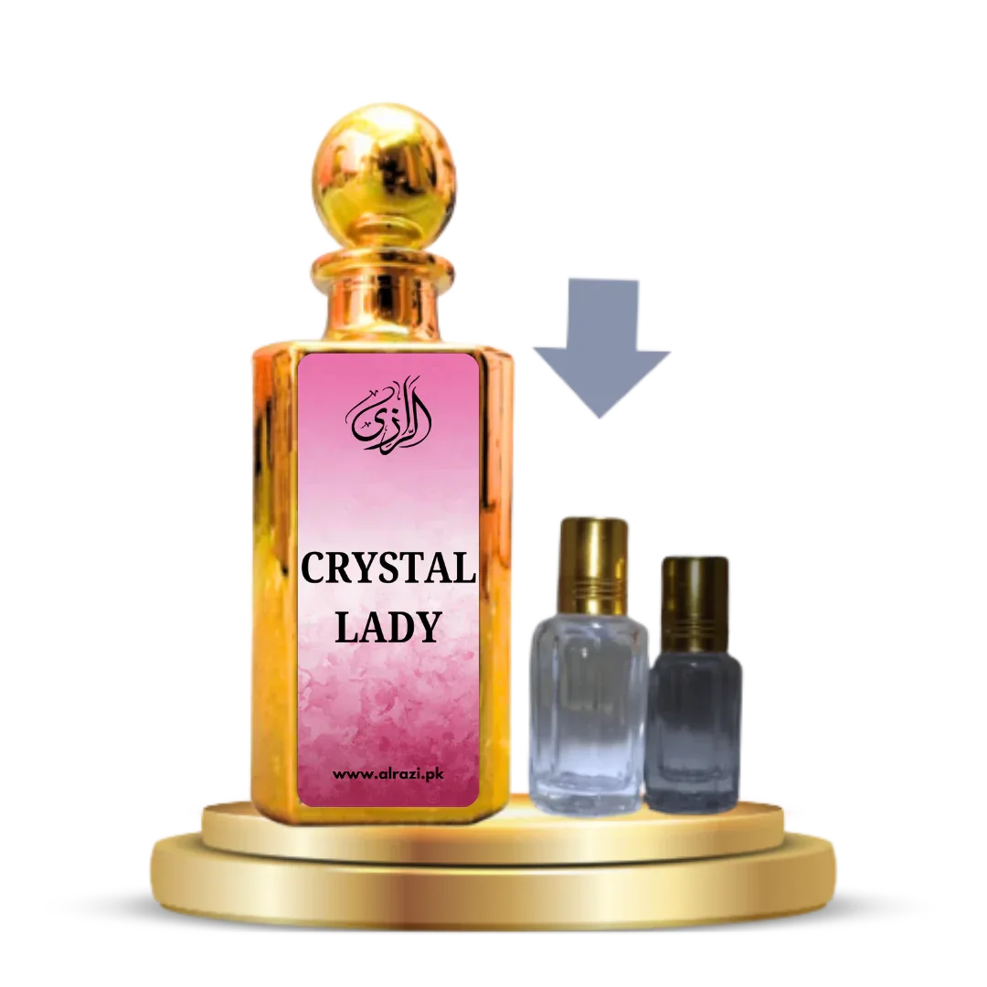 Crystal Lady Attar for Women – Floral Fruity Arabic Attar - Al-Razi