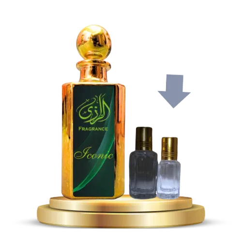 Iconic Attar for Men – Fresh Aquatic Arabic Attar - Al-Razi