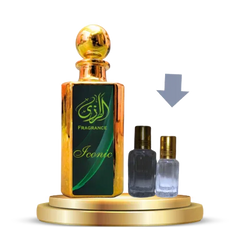 Iconic Attar for Men – Fresh Aquatic Arabic Attar - Al-Razi