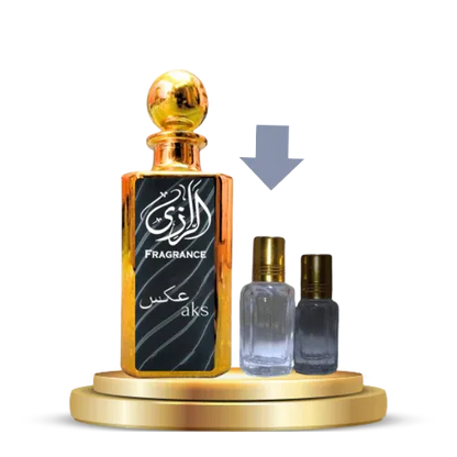 Man applying AKS attar oil on wrist – long lasting Black Hawk impression attar, alcohol-free perfume for prayer in Pakistan