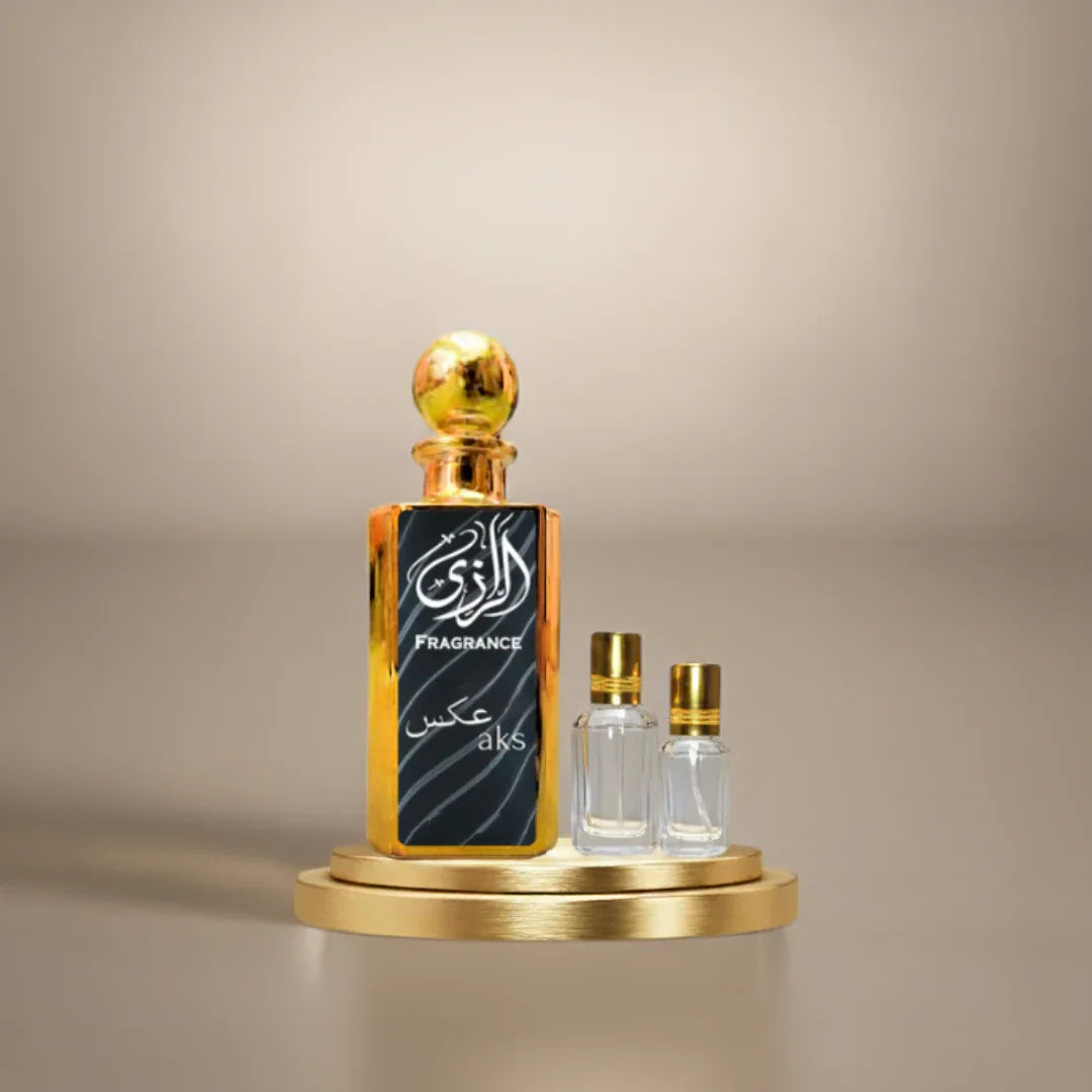 AKS attar bottle – best Black Hawk attar alternative for men in Pakistan, alcohol-free woody spicy fragrance oil 6ml 12ml