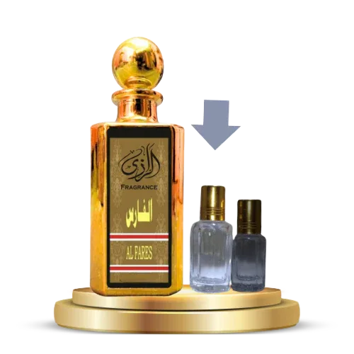 Man applying Al Fares attar oil on wrist – long lasting Eternity for Men impression attar, alcohol-free perfume for prayer in Pakistan