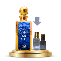 Bleu de Bleu Attar for Men – Fresh Woody Citrus Arabic Attar - Al-Razi