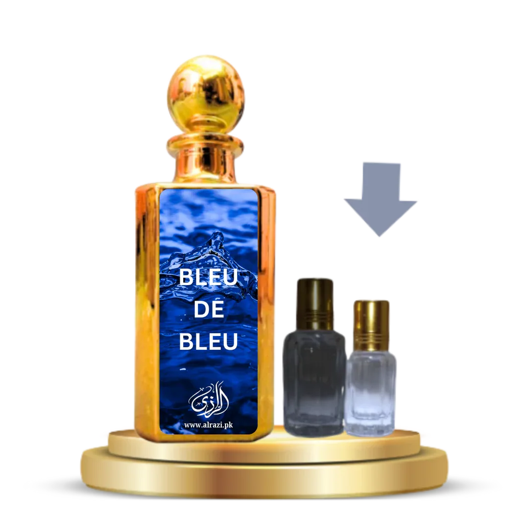 Bleu de Bleu Attar for Men – Fresh Woody Citrus Arabic Attar - Al-Razi