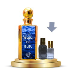 Bleu de Bleu Attar for Men – Fresh Woody Citrus Arabic Attar - Al-Razi