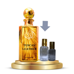 Tuscan Leather Attar for Men – Rich Leather Woody Arabic Attar - Al-Razi